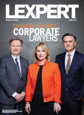 Lexpert publishes 2016 Corporate special edition in Globe and Mail’s Report on Business