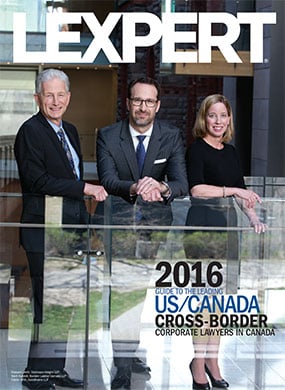 Lexpert publishes 2016 US/Canada Cross-Border Guide – Corporate