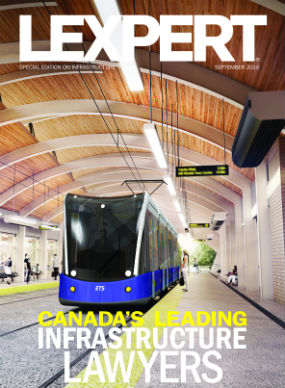 Lexpert publishes 2016 Infrastructure special edition in Globe and Mail’s Report on Business