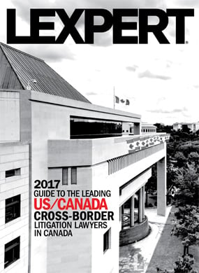 Lexpert publishes 2017 US/Canada Cross-Border Guide – Litigation