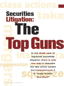 Securities Litigation: The Top Guns