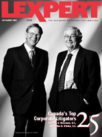 Canada's Top 25 Corporate Litigators