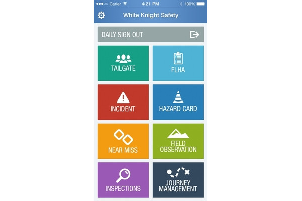 Oil and gas safety app 
