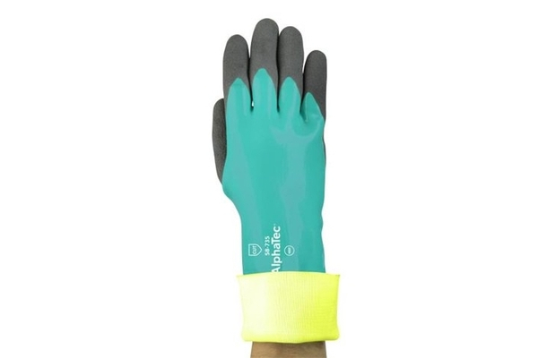 Chemical, cut protection glove