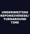 UNDERWRITING RESPONSIVENESS/ TURNAROUND TIME