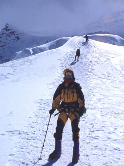 Ian Robinson on a near-death experience 8000m up