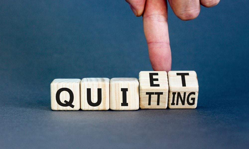 How can employers deal with quiet cracking?
