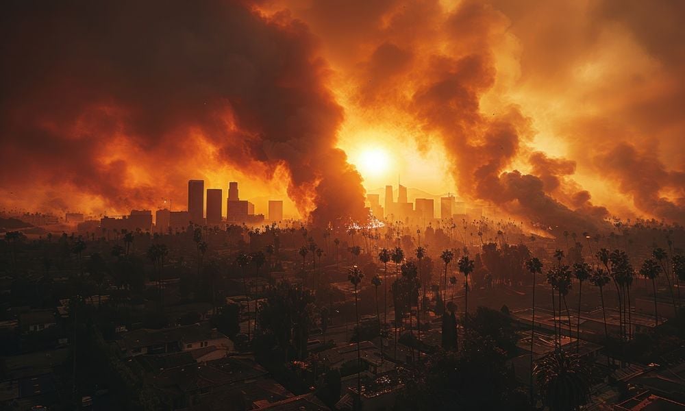 Los Angeles wildfires set to surpass US costliest wildfire record