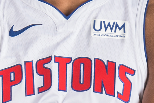 United Wholesale Mortgage named new jersey sponsor of Detroit Pistons
