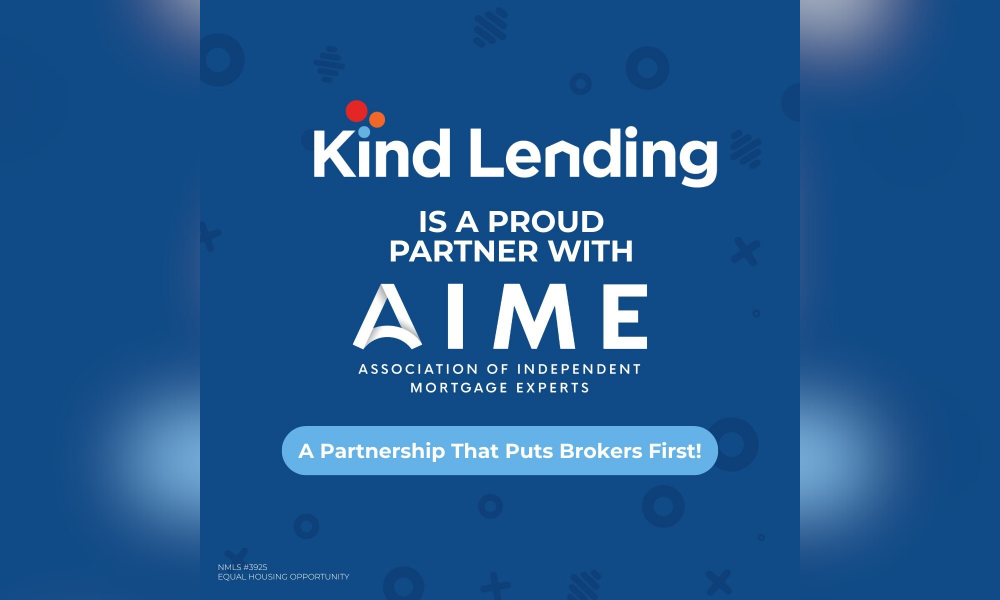 Kind Lending, AIME launch partnership to provide wholesale broker support