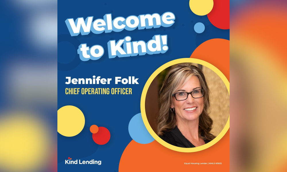 Mortgage executive named COO at Kind Lending