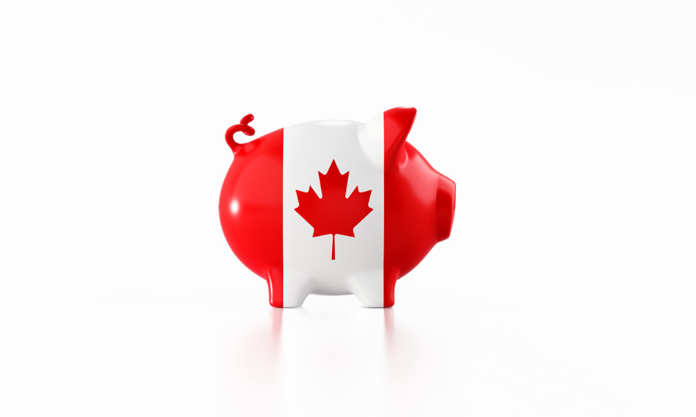 How are Canadians' savings benefiting from the current environment?