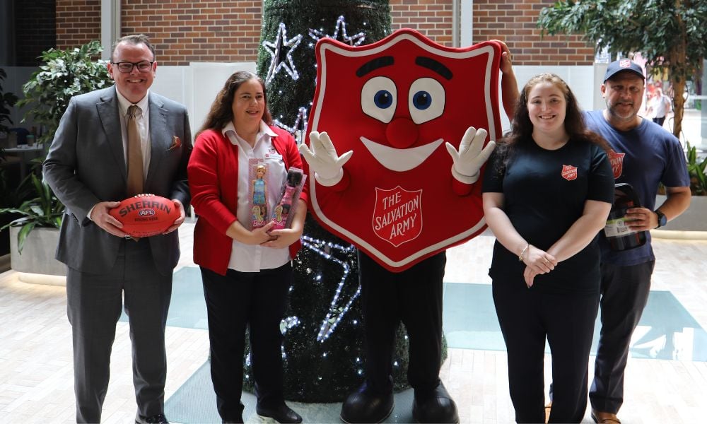 The Salvos’ annual toy drive gets a boost