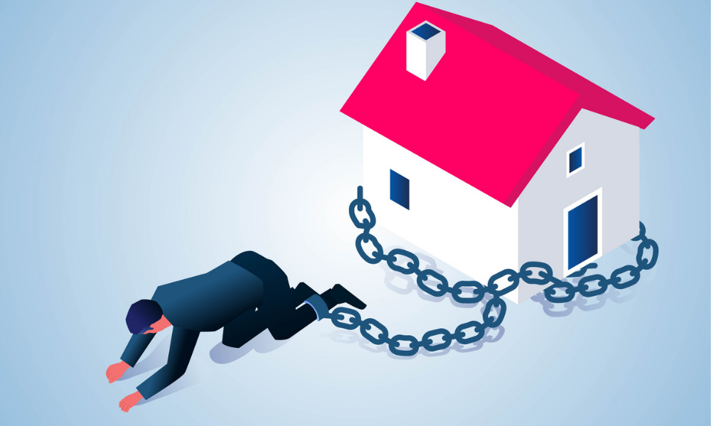 Many borrowers could be facing "mortgage prison"
