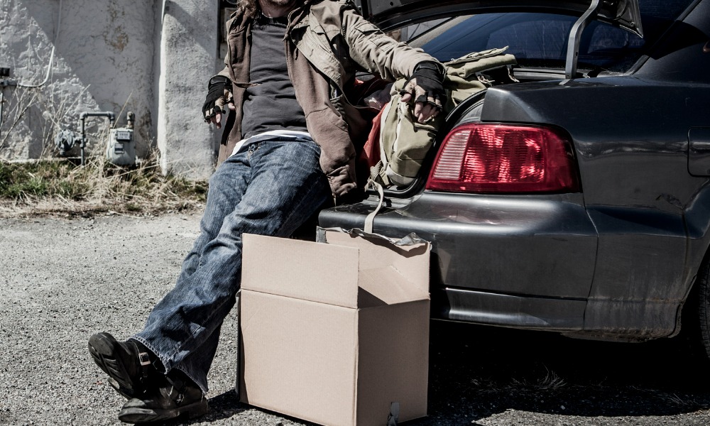 Homeless man lived 10 months in a car to save for a house but still can't buy