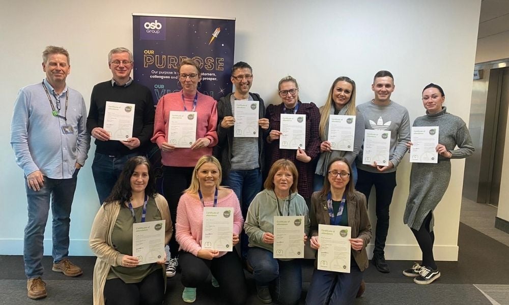 OSB Group trains staff as mental health first aiders