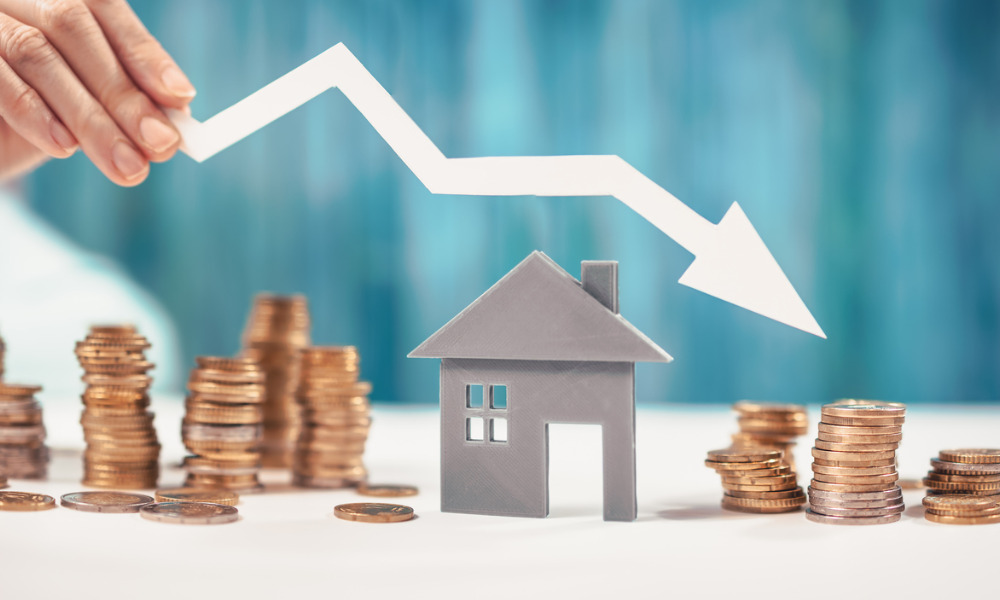 How much did UK house prices drop in 2023?