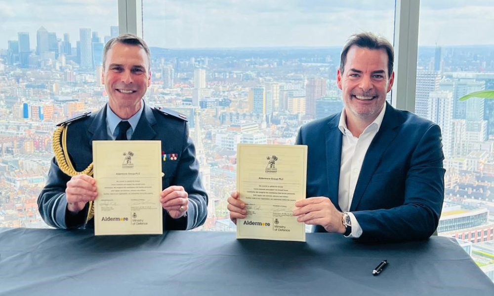 Aldermore signs Armed Forces Covenant