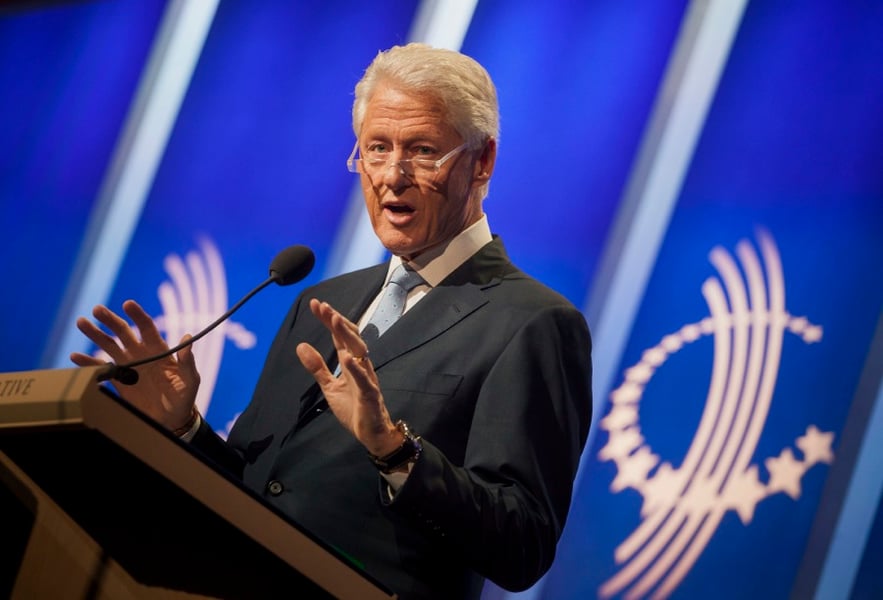 Bill Clinton loses points for building that budget surplus