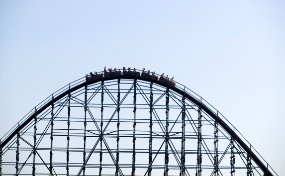 Main topic of conversation with clients? The roller coaster