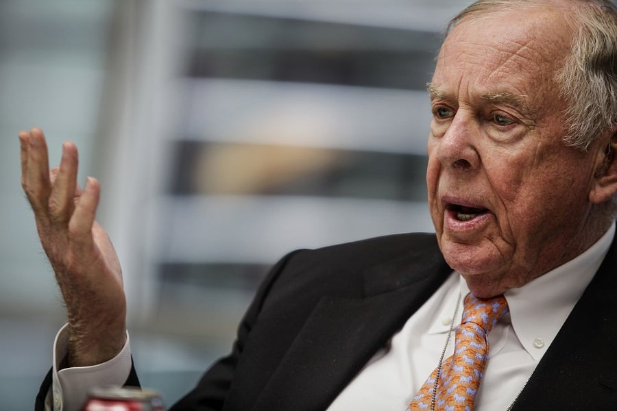 T. Boone Pickens expects to see oil at $75 a barrel by year-end