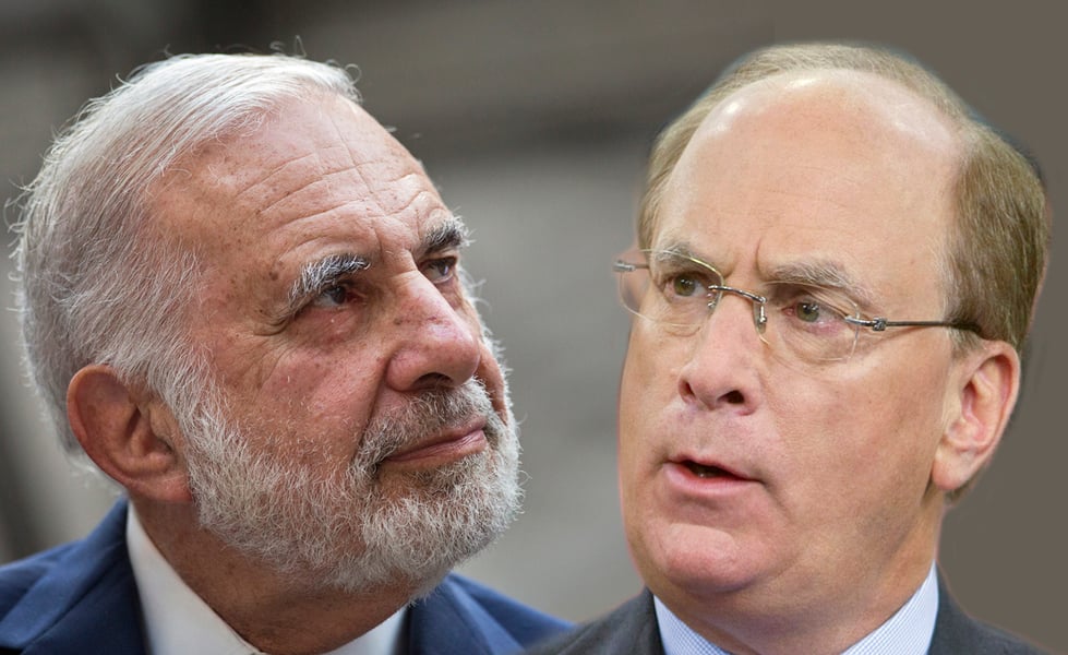 Carl Icahn vs. Larry Fink: Should advisers fear junk bonds?