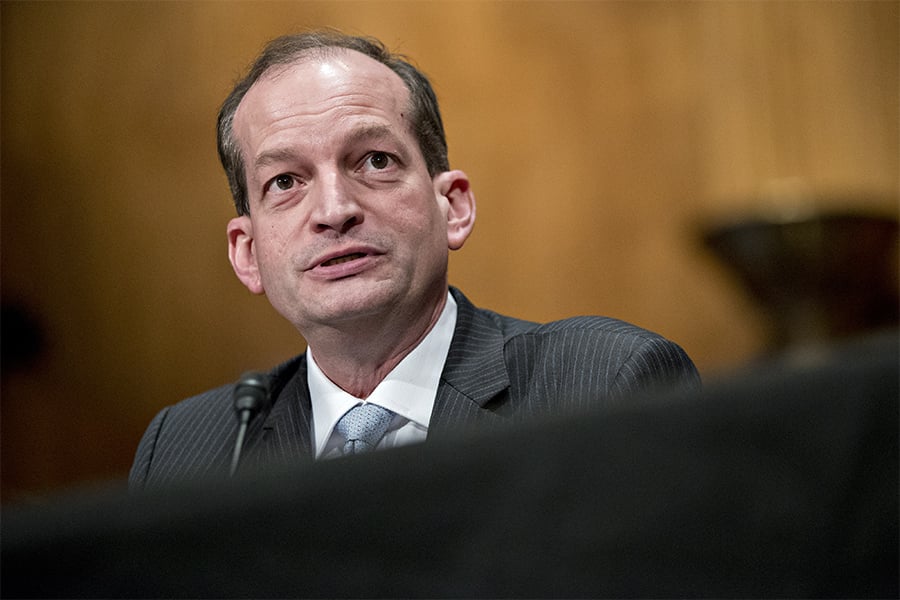 Acosta says Labor Department will revive fiduciary rule