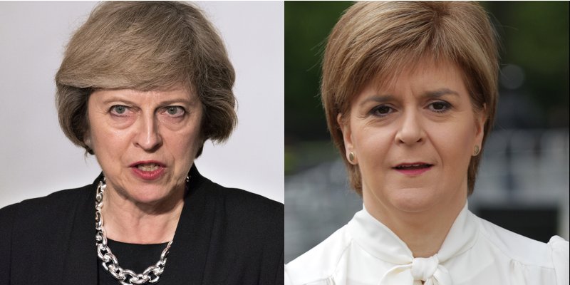 Theresa May accuses SNP of “divisive and obsessive nationalism”