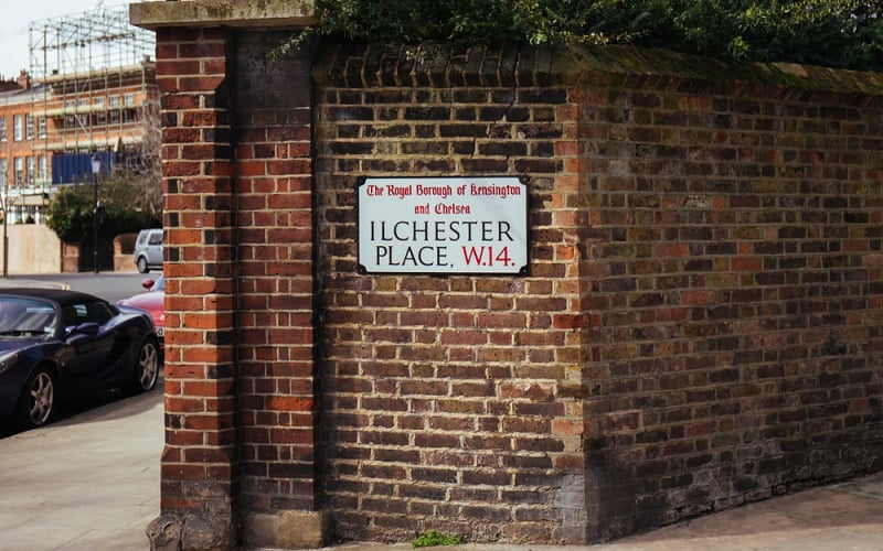 Illchester Place in Holland Park is the most expensive street in England and Wales