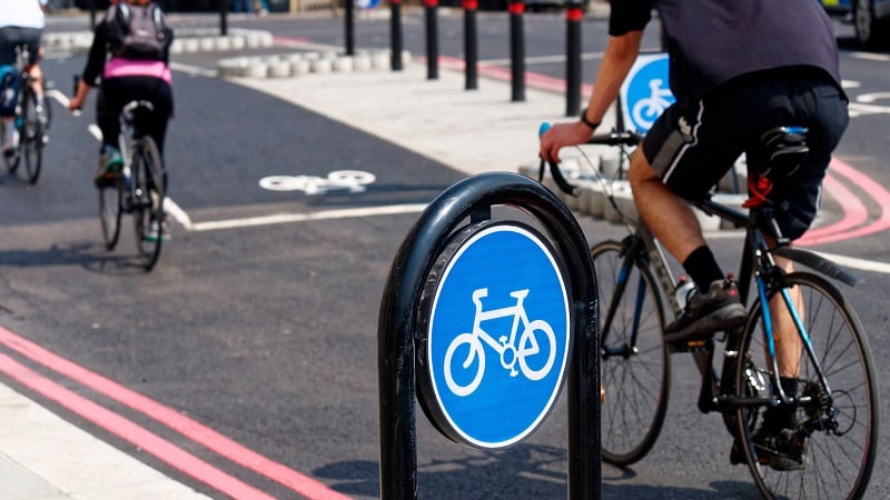 Properties near a cycle superhighway in London cost more