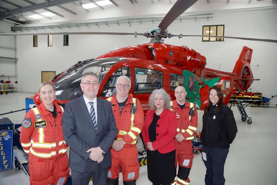 The Swansea select Wales Air Ambulance as its nominated charity for 2021