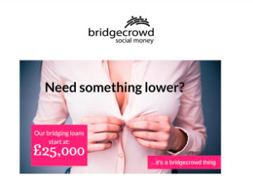 Outrage over bridging advert