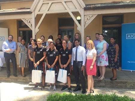 Top athletes share insight at AIG event
