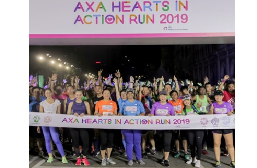 AXA Malaysia fun run benefits five causes