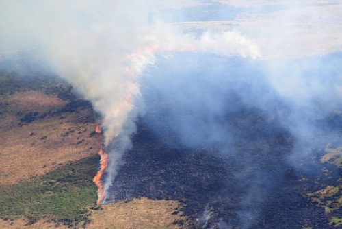Prepare for home insurance claims as huge blaze rages near Manchester