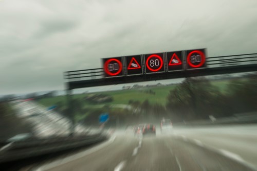 Weather activated speed limit signs reinstalled