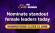Last chance to nominate an Elite Woman in 2026