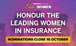 Final opportunity to recognise exceptional women in insurance