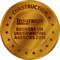2016 Brokers on Underwriting Agencies –   Bronze for Construction