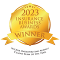 2023 IBAA23 Winner Medal - Wilbur Underwriting Agency Claims Team of the Year