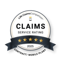 2025 Claims Rating - Contract / Mobile Plant - 5 Stars