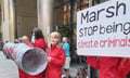 Marsh offices targeted by climate activists over East African oil pipeline