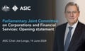ASIC chair highlights surge in enforcement actions