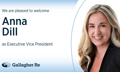 Gallagher Re appoints Anna Dill as EVP to lead US large account strategy