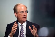 'We love equities,' says BlackRock boss Larry Fink