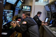 Stocks slide deepens, with Dow off almost 600 points