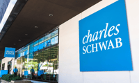 Schwab clients continued to focus on tech equities, sold gains on some financials