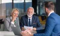 When a client loses a spouse, slow down and lead 
