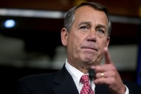 If deal is struck, Boehner could go over the cliff all by himself