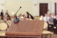 Three tips for overcoming nervousness when speaking in public